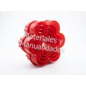 Set Cortador de galletas forma flores redonda utensilio cocina 3