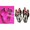Molde Cara Minnie Mouse Cortador Molde Galletas Y Fondant 3pz 3