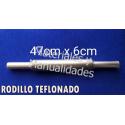 Rodillo Teflonado pesado en acero inoxidable amasador de masa li 2