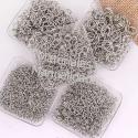Argolla plateada para ensamble de 4mm para aretes 12gr 2