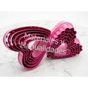 6 Moldes cortador de corazón Para utensilio cocina y manualidade 3