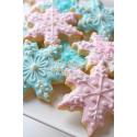Molde Copo de nieve para galletas de navidad frozen y decoración 2