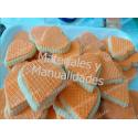 Cortador de corazón rizado para galletas o masa flexible x8p 2