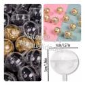 Burbujas tipo Bombón de 4cm x 10 Unidades para rellenar 3