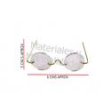 Gafas de cristal transparentes ref.6 lente 2cm x12pz 3