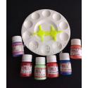 Set Herramientas para puntillismo técnica arte country pinturas  2