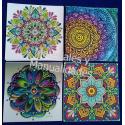 Lámina Adhesivos Mandalas 16cm sticker para manualidades 3