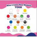 Foamy Moldeable 60gr pasta liviana para modelar figuras 3d 3