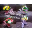 Kit 6 Moldes Flores Para Fomi Girasol y Petunias Floristeria gom 2