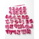 Molde para fondant letras 2 cm alfabeto Abecedario y números 2 c 3