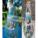 Molde Siliconado para Fondant concha de mar para repostería y re 3