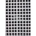 Ojos adhesivos 4mm redondos negros para muñecas en fomy pasta fr 2