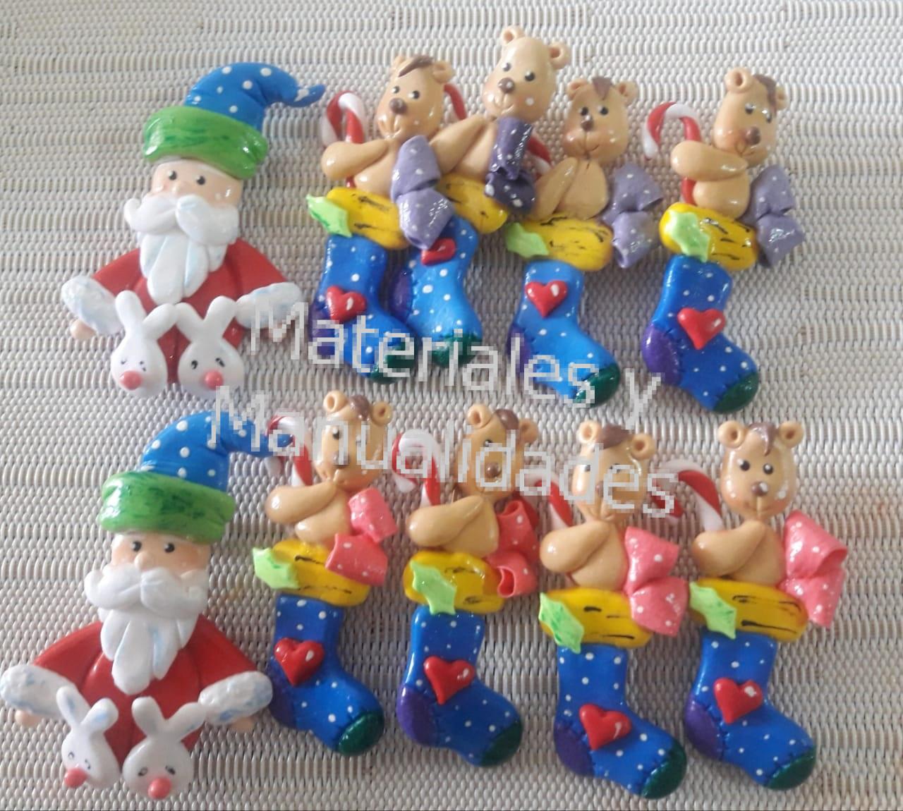 Set Molde en silicona santa pantuflas Papá Noel 