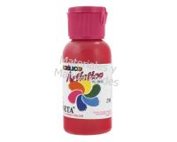 Pintura Acrílica 60ml Rojo Fiesta para arte madera cerámica