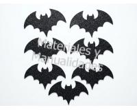 Adornos foamy murcíelago aplique Halloween x6pz