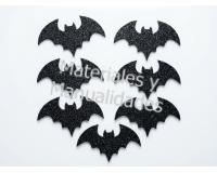 Set Adornos foamy murcíelago 7.5cm aplique Halloween x8pz