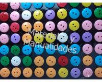 Botones de colores adhesivos para artes y manualidades de 11mm