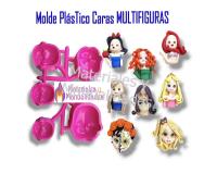Molde Plástico Caras unisex para muñecos en fimo fondant y pasti