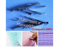 Set Crimpers pellizcador de masa moldeable porcelanicrón 8pz