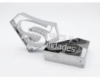 Molde Cortador de símbolo de superman para decorar galleta y pas