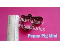 Cortador en acero peppa pig para decorar fondant y pasta