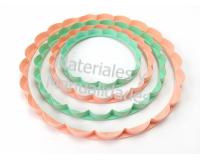 Faldón redondos borde amplio para porcelanicrón pastillaje