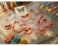 Cortador de mariposas moldes para porcelanicrón masa flexible