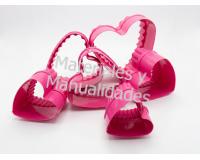 6 Moldes cortador de corazón Para utensilio cocina y manualidade
