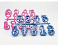 Cortador de Números 3cm para decorar fondant pastel y porcelana