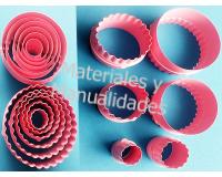 Molde cortador Circular Para Brownie utensilio cortante redondo