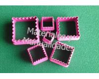 Cortadores Para Fondant cuadrado utensilio para repostería y pas