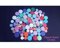 Set Círculos de 2cm y 3cm para decorar Manualidades fomi foamy