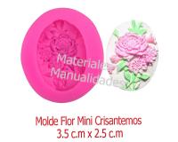 Molde silicona flor ramo crisantemos para fondant pastel fi