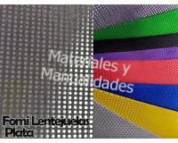 Foamy Laminado gris Texturizado Con Lentejuelas Brillantes plant