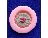 Molde silicona galleta corazón de 3cm para apliques y botones en