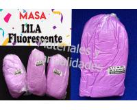 Masa porcelanicrón Lila Fluorescente pasta fría para artesaní