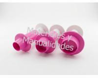 Set Moldes círculos cortadores para fondant y porcelana fría ut