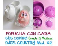 Molde para fomy caras redonda para fofuchas oferta 8pz