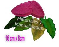 Molde para Foamy hoja alcatraz Jumbo crea Floristería con Goma E