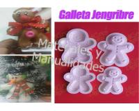 Molde para fomi Galleta Jengibre termoformado en Foamy