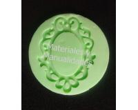 Arabescos Marco espejo n4 En relieve 3d molde silicona 8cm cm