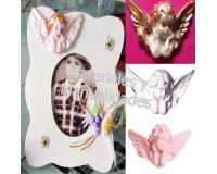 Molde siliconado angel querubín para fondant y manualidad porcel