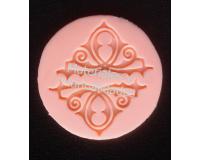 Arabescos A1 En relieve 3d molde en silicona para pasta fria