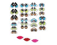 200 Ojos Adhesivos despegables sticker para muñecos pegatinas de