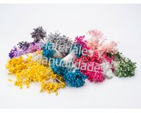 Pistilos perla estambres para flores y decoración ramillo de 36p