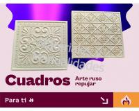 Plantilla por 2 piezas colonial arte ruso cenefas decoración tor