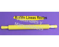 Rodillo Macizo líneas rectas utensilio texturizador de Fond