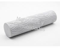 Rodillo siliconado tronco Madera para texturizar masas pasta fon