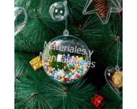 Esferas transparentes en acrílico burbujas de 8cm para decora