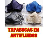 Tapabocas en Antifluidos mascarillas emergercia sanitaria en Tel